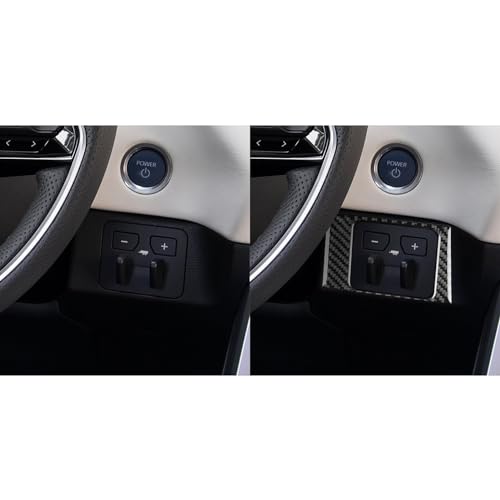 NVCNX Real Premium Carbon Fiber for Toyota Tundra 2022-2026 / Sequoia 2023-2026 2024 2025 Car Dash Trailer Brake Controller Panel Cover Interior Trim Accessories Thick Overlay Sticker Decal 1PC - color: Dash Trailer Brake Controller Panel Trim