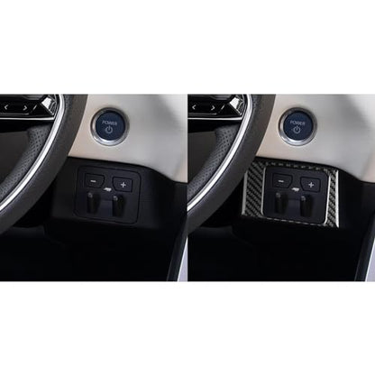 NVCNX Real Premium Carbon Fiber for Toyota Tundra 2022-2026 / Sequoia 2023-2026 2024 2025 Car Dash Trailer Brake Controller Panel Cover Interior Trim Accessories Thick Overlay Sticker Decal 1PC - color: Dash Trailer Brake Controller Panel Trim