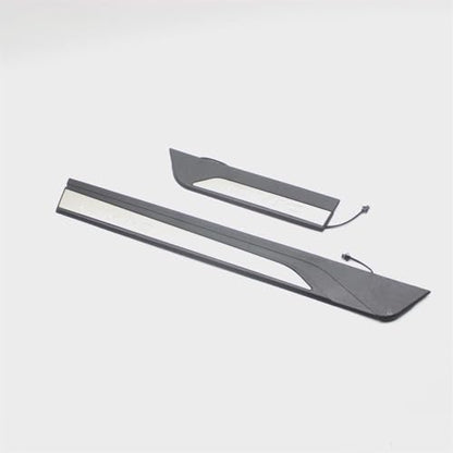 Fashion Style Led Door Sill Scuff Plate Guard Sills Protector Trim Compatible with Honda Civic 2016-2021 10TH (Blue LED) - color: BLUE LED