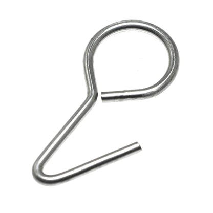 Car Seat Cover Hooks 50pcs Steel Vehicle Seat Pad Fixing Hanger Metal Hooks Car Seat Cover Part, Silver Tone