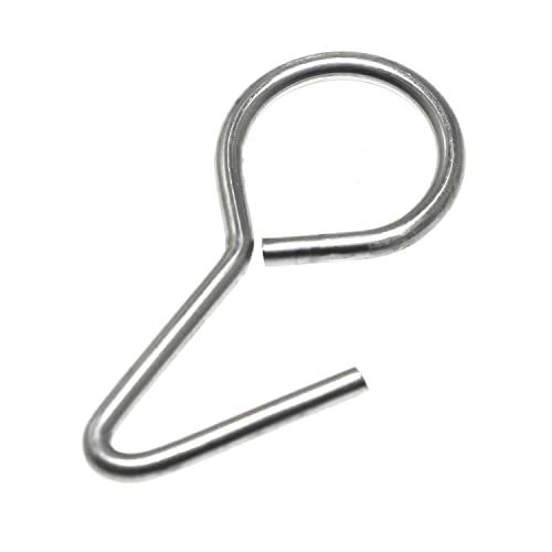 Car Seat Cover Hooks 50pcs Steel Vehicle Seat Pad Fixing Hanger Metal Hooks Car Seat Cover Part, Silver Tone
