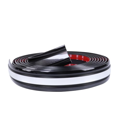 18FT Automotive Chrome Trim Molding Heavy Duty Car Side Molding UV Protected Scratch-Proof for RV Truck Motor Bumper Door Window Self Adhesive, 1-11/16" Wide