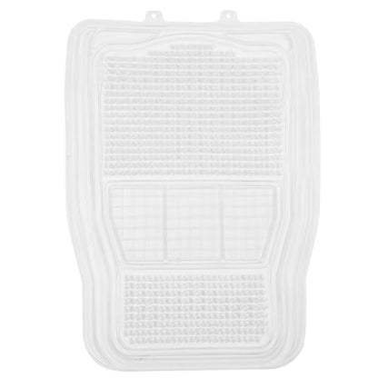 Healeved Silicone Car Floor Mat, Front Vehicle Foot Mat, Waterproof PVC Automotive Floor Protection for Easy Cleaning and Sturdy Use