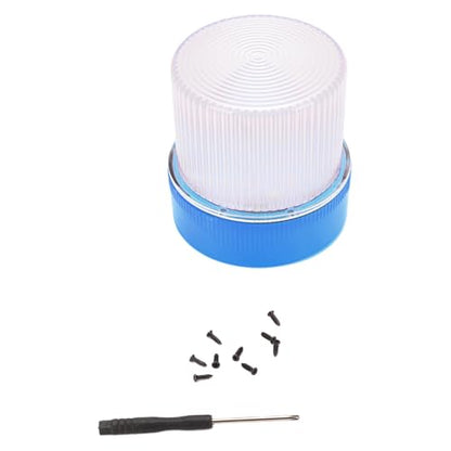 Magnetic Wireless Warning Light Portable Flashing Emergency Safety Warning Light for Trucks Vehicles Car IP67 Water Proof (Blue White) - color: Blue White