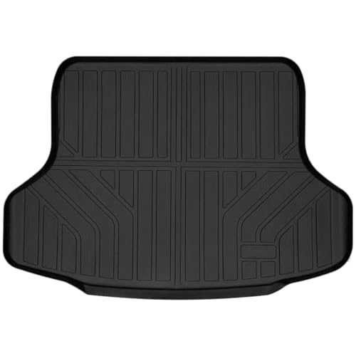 Auxko All Weather Cargo Mat Fit for Nissan Sentra 2026 2025-2020 TPE Trunk Liner Sentra Accessory All Season Guard Odorless Anti-Slip Black - size: 2) sentra|2020-2025|cargo mat