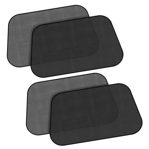 EcoNour Side Window Shades for Baby-4 Pack | Side Window Sunshade for Kids | UV Protection Sun Shades for Kids | Fits Most Camper, Bus, Van, RV, Minivan, Truck, MPV & SUV | X-Large (26"x16") - size: X-large Plus - 4 Pack
