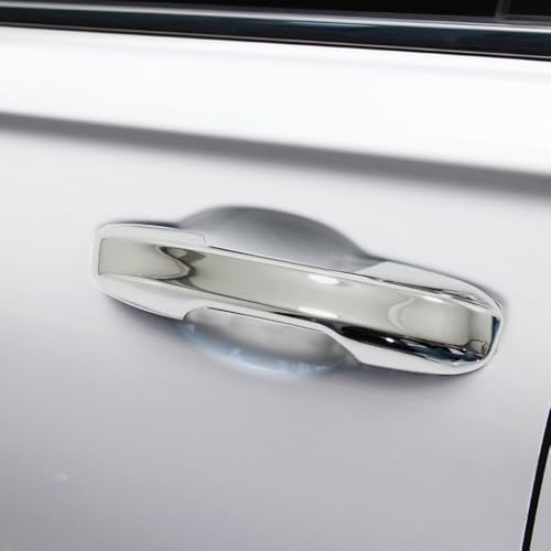 Car Accessories Exterior Door Handle Cover Trim Without Smart Holes Compatible with Honda CR-V CRV 2023 2024 2025 2026 (Chrome) 4PCS ABS - color: Chrome
