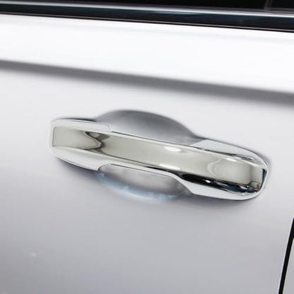 Car Accessories Exterior Door Handle Cover Trim Without Smart Holes Compatible with Honda CR-V CRV 2023 2024 2025 2026 (Chrome) 4PCS ABS - color: Chrome