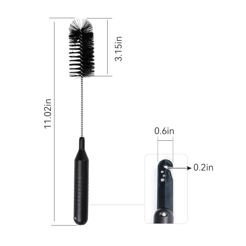 Vacuum Cleaner Cleaning Brush 2 PCS, 11.02 Inch 2 in 1 Cleaning Tool, Clean Hair with a Cutter, Suitable for All Vacuum Cleaners
