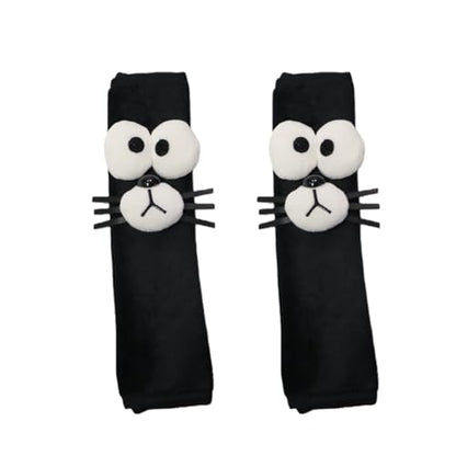 Car Plush seat Belt Cover Shoulder pad, Cute Little Dog Pattern Design, Interior Decoration Product, Suitable for Children and Adults (Cute Dog)