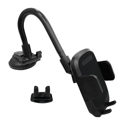 LAINLOY Car Phone Holder Mount, 12 Inch Gooseneck Long Arm Cell Phone Holder, Windshield Window, Dashboard Anti-Shake Handsfree Stand with Strong Suction Cup, Fit for Most iPhone (L005L) - color: L005L