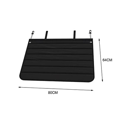 Foldable Water Resistant Car Trunk Mat with Bumper Flap Protector Dog Cargo Trunk Liner Cover for SUV 31.50x25.20inch