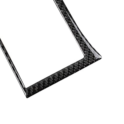 NVCNX Car Dashboard Sides Air Vent Outlet Frame Cover Decal Compatible with Lexus IS250 2014 2015 / IS200t 2016 2017 / IS300 2016-2020 / IS350 2014-2020 Carbon Fiber Interior Trim Accessories Black - color: Air Vent - B