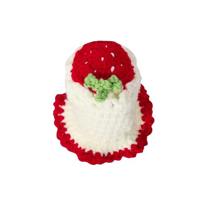 Crochet Shift Knob Cover, Universal Handmade White-Strawberry Boho Car Accessories for Women, Car Shift Boots Knobs Cover Automotive Interior Fits Car Truck SUV (63#SC) - color: 63#SC