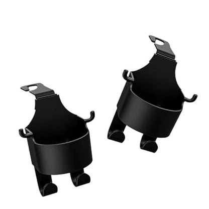Back Seat Cup Holder, Headrest Cup Holder, Car Seat Headrest Organizer, Universal for Cars Portable Travel Accessories, 2 PCS (Black)