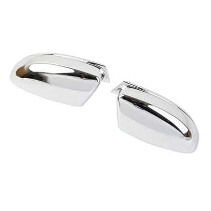 Crosselec Carbon Fiber Side Door Mirror Cover Molding Trim for Dodge Charger 2011-2021 (Chrome-Replacement) - color: Chrome-Replacement