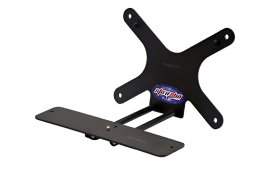 STO N SHO Front License Plate Bracket Compatible with 2015-2023 Dodge Challenger Hellcat/2018 Demon/2019-2023 Wide Body Scat Pack - size: 15-23 Hellcat/Demon/WB Scat Pack