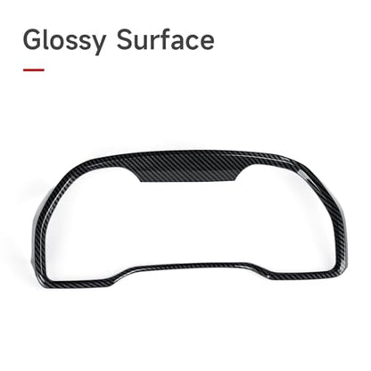 Car Speedometer Surround ABS Sticker Carbon Fiber Decal Cover Interior Trim Accessories for Toyota 4Runner SUV 2010-2025 Black - color: Speedometer Surround