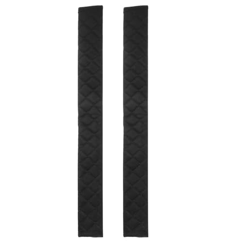 HARFINGTON 2pcs Shoulder Strap Cushions 19.7 Inch Car Seat Belt Pads Cover Auto Seatbelt Strap Shoulder Pad Automotive Seat Belt Cushion Pad for Auto SUV Truck, Black - color: Black, size: 19.7 Inch