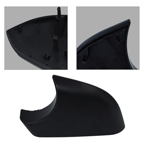 fit For Tesla Model Y Front Wing Mirror Cover Holder Lower Tray 2018-2024， Side Mirror Bottom Cover Replacement for Tesla Model Y Wing Repair (left side black) - size: Model Y Left Side Black