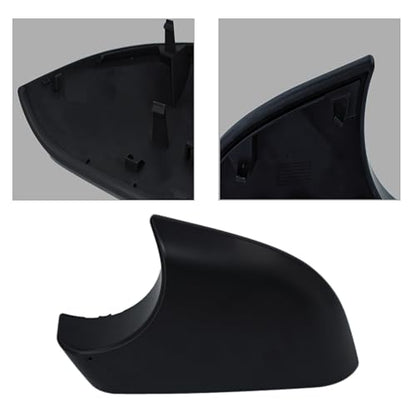 fit For Tesla Model Y Front Wing Mirror Cover Holder Lower Tray 2018-2024， Side Mirror Bottom Cover Replacement for Tesla Model Y Wing Repair (left side black) - size: Model Y Left Side Black