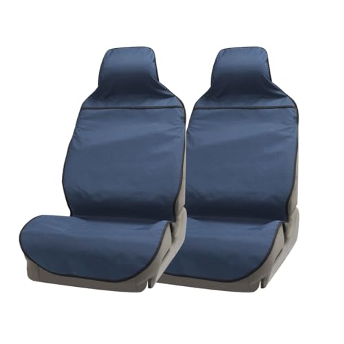 Waterproof Car Seat Cover Automotive Seat Covers for Cars Trucks and SUVs Car Seat Cover Protector Front Seats Navy-2 - color: Navy, size: 2 Pack