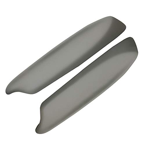 A ABIGAIL Front Door Panels Armrest Repacement for 2008 2009 2010 2011 2012 Honda Accord Sedan Auto Vinyl Lid Pad Cover Replacement (Gray) - color: Gray, size: Front
