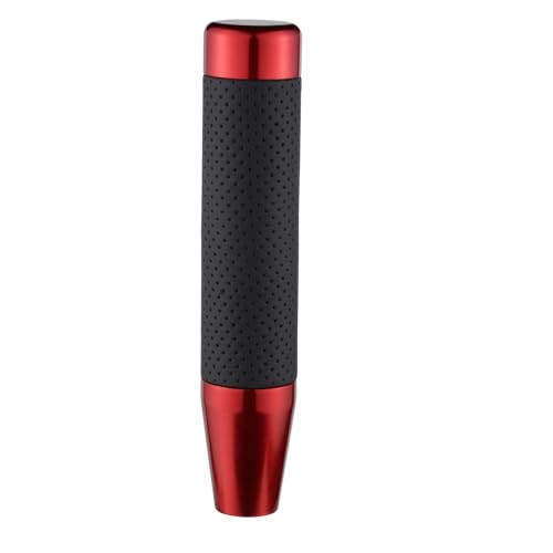 Abfer Tall Shift Knob Car Long Shifting Head Replace Weighted Gear Stick Shifter Knob Extension Fit Most Manual Automatic Transmission Vehicle, Red - color: red-1