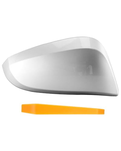 Mirror Cover Cap Right Passenger Side Fit for Toyota 4RUNNER 2013-2023 Fit for RAV4 SE XLE LTD 2013-2018 HV 2016 for Models Without a Side Camera Only, Silver 1D6 - size: Right Side