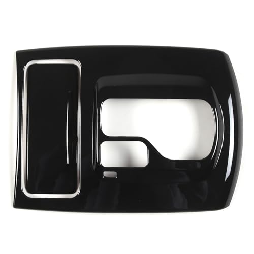 Gear Shift Panel Trim Cover Compatible with Infiniti G37 2009-2013, ABS Plastic Gear Shifter Console Anti-Scratch Frame Cover Accessories (Gloss Black) - color: gloss black