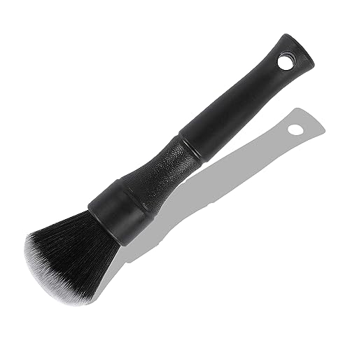 Ziciner Car Detailing Brush, Ultra Soft Car Detail Brush Kit for Elegant Surfaces, Auto Scratch-Free Cleaner Kit for Car Interior & Exterior, Wheels, Dashboard, Engine Bay (Short Handle) - size: Short handle