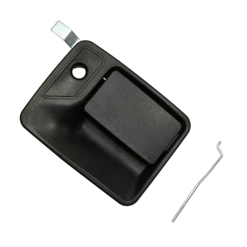 Exterior Door Handle, Compatible with 1999-2016 Ford F-250 F-350 F-450 F-550 Super Duty, Front Outside Right Passenger Side with Key Hole | 2000-2005 Ford Excursion & More 7C3Z-2522404-AA 79307 - color: Black Outer Right