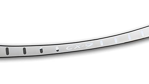 Car Stainless Steel Rear Bumper Protector, for Mazda CX9 CX-9 2016-2023 Accessories, Auto Parts Tailgate Back Trunk Door Sill Cover Scuff Plate Strip Guard Protection
