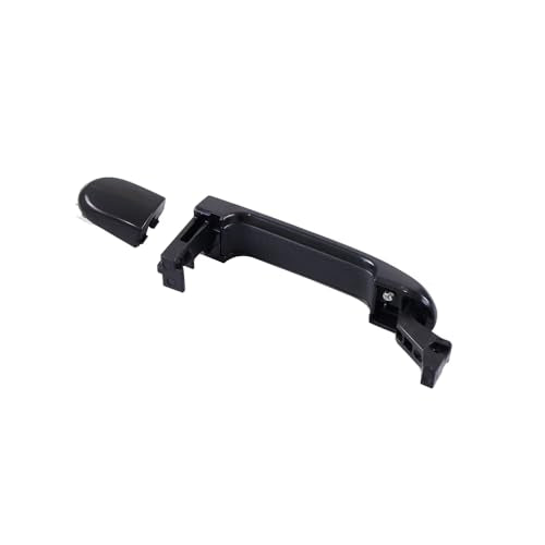 Painted Black 1 Lot 4 Doors Exterior Handle Door Outer Handle Compatible with Nissan Versa 2007-2012 - color: Black
