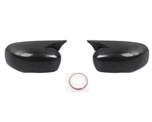 JWWY Side Mirror Cover Rearview Mirror Cover Replacement Decorative Mirror Cover Trim Fit for 2006-2010 Dodge Charger Exterior Chrysler 300 300C Exterior Accessories Carbon Fiber 2PCS - color: (2006-2010)Carbon Fiber