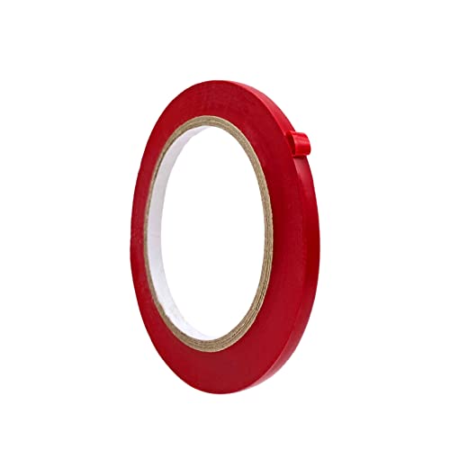 WOD VTC365 Red Vinyl Pinstriping Tape, 1/4 inch x 36 yds. for School Gym Marking Floor, Crafting, & Stripping Arcade1Up, Vehicles and More - color: Red, size: 1/4 inch (6mm)