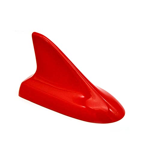 Auto Car Shark Fin Universal Roof Antenna Dummy Aerial for Decoration ONLY (Red) - color: Red
