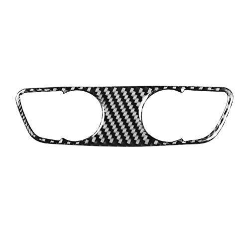 NVCNX Real Carbon Fiber Compatible with Audi B9 A4 S4 2017-2024 / A5 S5 RS5 2018-2024 2019 2020 2021 2022 2023 Car Inner Roof Rear Reading Lamp Panel Trim Cover Sticker Decal Interior Accessories 1PC - color: Roof Rear Reading Lamp Trim