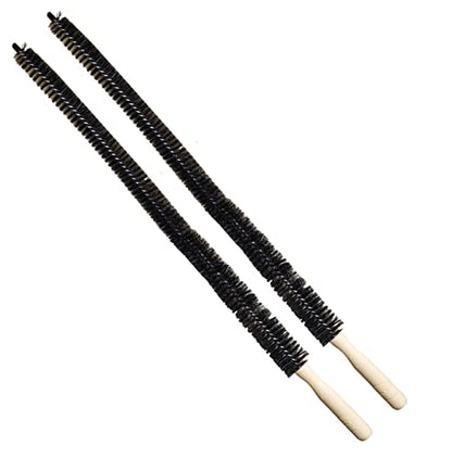 2-Pack Dryer Vent Cleaner Kit - Long Flexible Dryer Lint Brush & Refrigerator Coil Cleaner - Multi-Use Radiator Brush & Lint Trap Cleaning Tool for Fire Prevention - size: Full