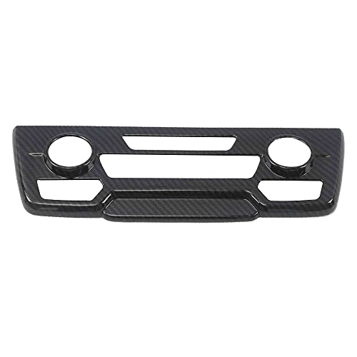 for CRV 2017-2021 Air Conditioning Knob Climate Control Module Panel ABS Carbon Fiber Grain Center Console CD Panel Cover Trim Sticker for Honda CRV 2017 2018 2019 2020 2021(Not Fit for LX) - color: Air Conditioning Knob Panel