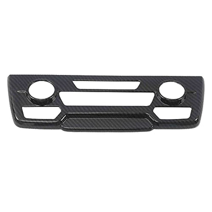 for CRV 2017-2021 Air Conditioning Knob Climate Control Module Panel ABS Carbon Fiber Grain Center Console CD Panel Cover Trim Sticker for Honda CRV 2017 2018 2019 2020 2021(Not Fit for LX) - color: Air Conditioning Knob Panel