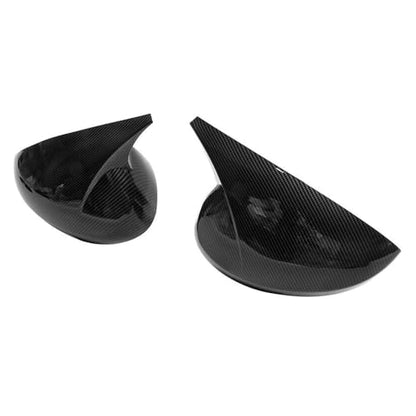 GGDZTMNB Side Mirror Fits Horns Carbon Fiber Print ABS Rear View Covers RMC-HC22MP-CFL F22HCHCFPARVSMC2224