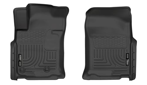 Husky Liners Weatherbeater Floor Mats | Fits 2010-2013 Lexus GX460; 2010-2012 Toyota 4Runner | Front Row, 2-pc Black - 15571 - style: 2010 - 2012 4Runner, 2010 - 2013 GX360 - Front Row