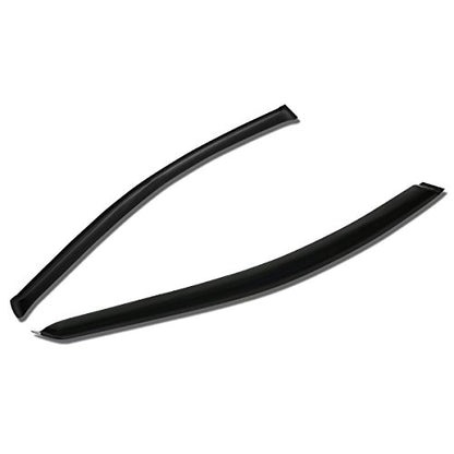 Auto Dynasty Window Visors Compatible with 06-11 Honda Civic Coupe, Pair of Tape-On Side Window Vent Visor Deflectors Rain Guard, Glossy Dark Smoke - size: 06-11 Honda Civic Coupe