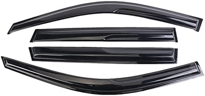 Tape-On Window Visors Deflectors Rain Guards 4 Piece Set ‎Compatible with 2011-2023 Dodge Durango 94267 - size: 2011-2023 Dodge Durango