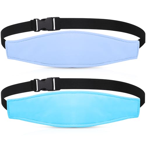 HESTYA 2 Pcs Carseat Head Support Toddler, Stroller Seat Headrest for Sleeping Traveling, Neck Relief Headband Strap for Kids Children Toddler Infant(Fresh) - color: Fresh
