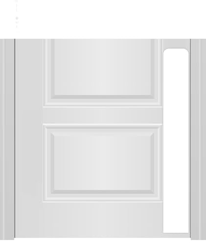 Deck the Door Decor Dog Scratch Door Protection Plate - Elegant Anodized Aluminum for All Door Types. Pet-Safe with Polished Edges and Rounded Corners. 3M Adhesive Mount - Minimalist White 6x22in - color: Minimalist White, size: 6 x 22"