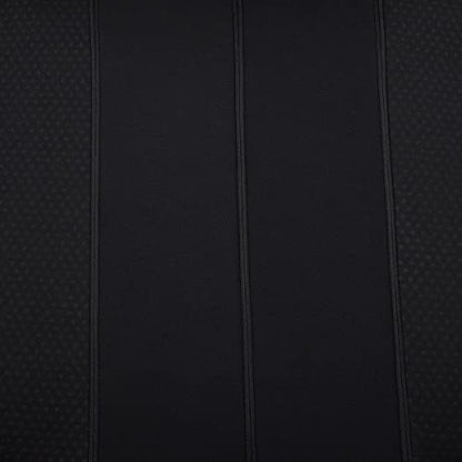 Flying Banner Car Seat Covers Front Seats Rear Bench Polyester car seat Protectors Easy installations Rear Bench Split Classic Man Lady Truck - color: Full set neoprene Solid Black