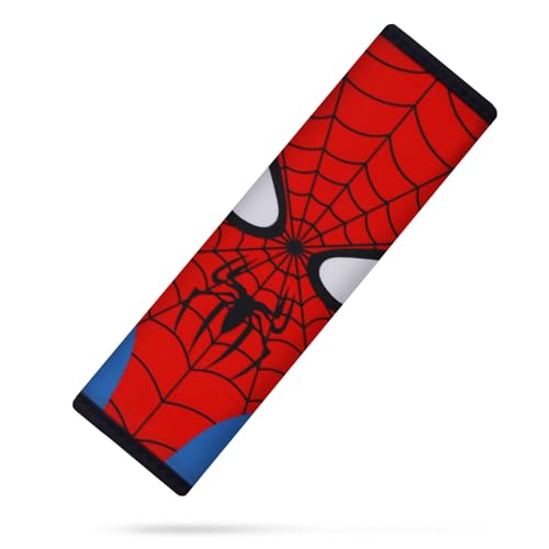 YR Seat Belt Cover for Kids, Soft Comfort Seat Belt Cushion for Children, Cute Cartoon Pattern Car Seat Belt Pads Cover for Girls and Boys, 1 Pack (Cartoon Spider) - color: Cartoon Spider