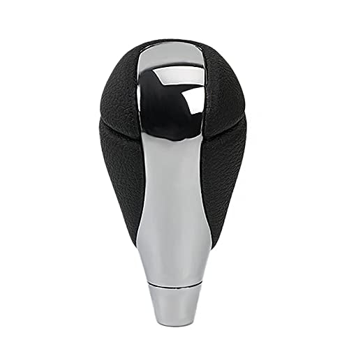 Gear Shift Knob Resin Leather for Most Lexus ES300 GS430 IS250 LX470 RX450h Toyota Crown Corolla Camry Rav4 Prado 4Runner Highlander - color: Silver